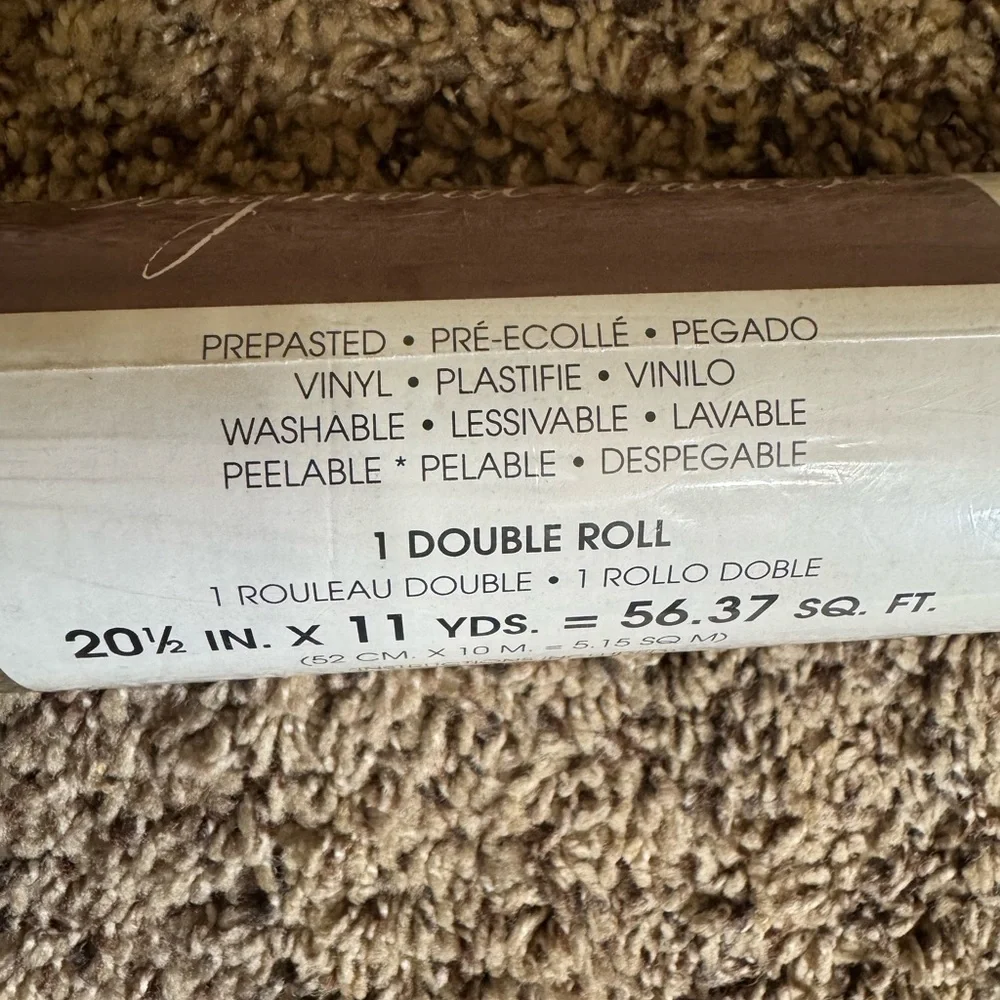 Raymond Waites for Village plaid wallpaper 1 Double roll New in sealed package